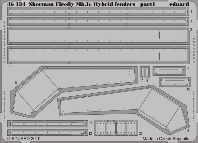 Eduard 36134 Sherman Firefly Mk. Ic Hybrid fenders 1/35 Dragon