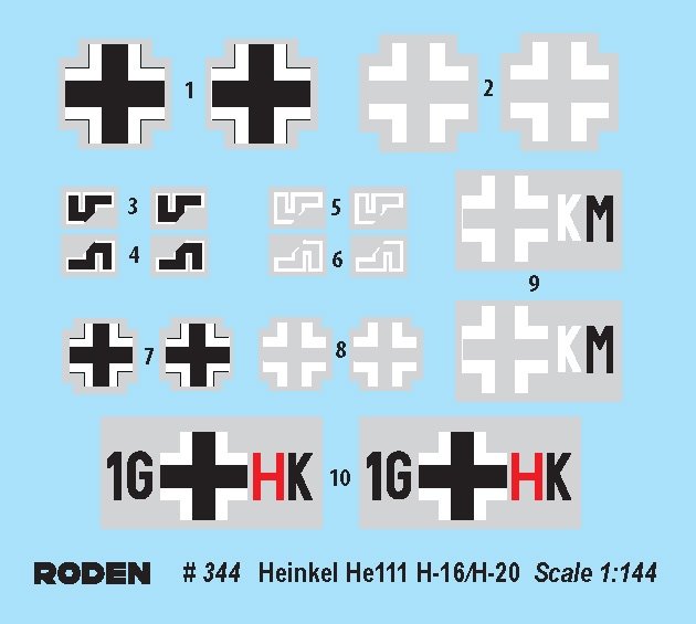 Roden 344 Heinkel He-111 H-16/H-20 1/144 – immagine 2