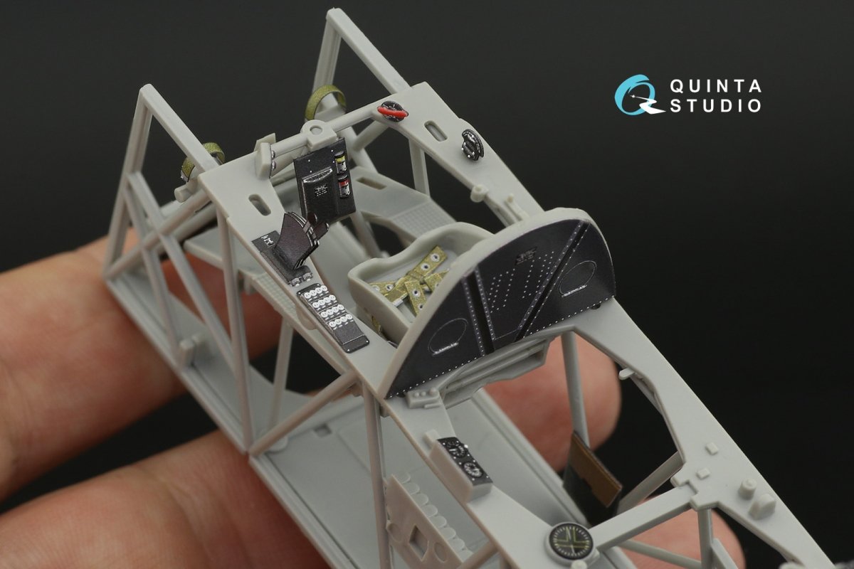 Intérieur imprimé en 3D et coloré sur papier décalcomanie Quinta Studio QD32115 Fairey Swordfish Mk.I (Trumpeter) 1/32  – image 11