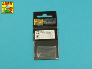 Aber 72L-33 Set of 5 Barrels for German Tank MG 34 machine guns 1/72 – image 4