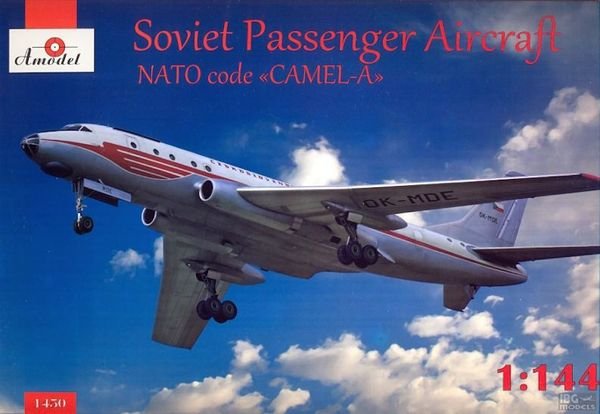 A-model 01450 Tu-104A 1/144