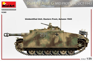 MiniArt 35385 StuH 42 Ausf. G MID PROD. JUL-OCT 1943 1/35 – immagine 4