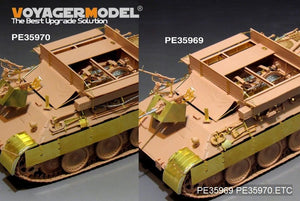 Voyager Model PE35969 WWII German Bergepanther Ausf.A (Early type,Panther A tool holders) Basic For MENG SS-015 1/35 – Bild 15