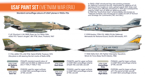 Hataka HTK-CS09 ORANGE LINE – USAF Paint Set (Vietnam war-era) 6x17ml – zdjęcie 3