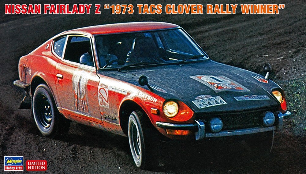 Hasegawa 20529 Nissan Fairlady Z « Vainqueur du rallye TACS Clover 1973 » 1/24
