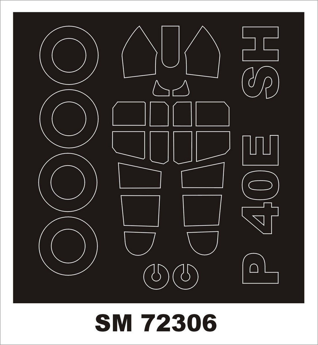 Montex SM72306 P-40E SPECIAL HOBBY 1/72
