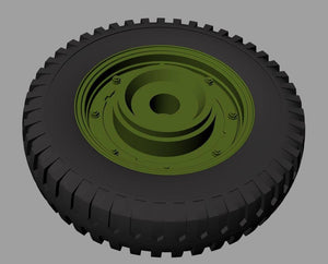 Panzer Art RE35-527 Willys MB “Jeep” road wheels (Goodyear) 1/35 – imagen 2