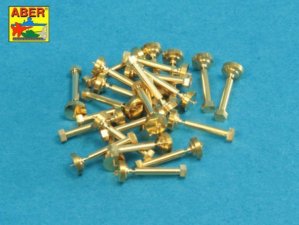 Aber 16109 Turned imitation of Hexagonal bolts 1,6 x 6,0 mm x 25 pcs. 1/16