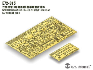 E.T. Model E72-015 WWII German StuG.III Ausf.G Early Production For DRAGON 7283 1/72 – Bild 10