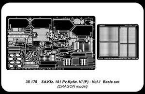 Aber 35175 Sdkfz.181 Pzkpfw.VI (P) vol.1 - Basic set 1/35 – imagen 4