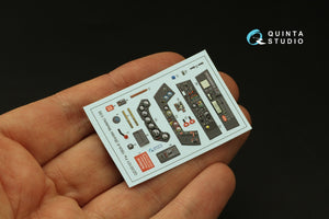 Quinta Studio QD35101 FW 190A-6 3D-Printed &amp;amp; coloured Interior on decal paper (Border Model) 1/35 – immagine 5