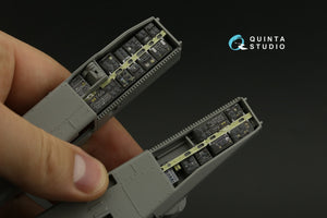 Quinta Studio QD35118 AH-64D Extended forward avionics bays 3D-Printed &amp;amp; colored Interior on decal paper (Takom) 1/35 – image 8
