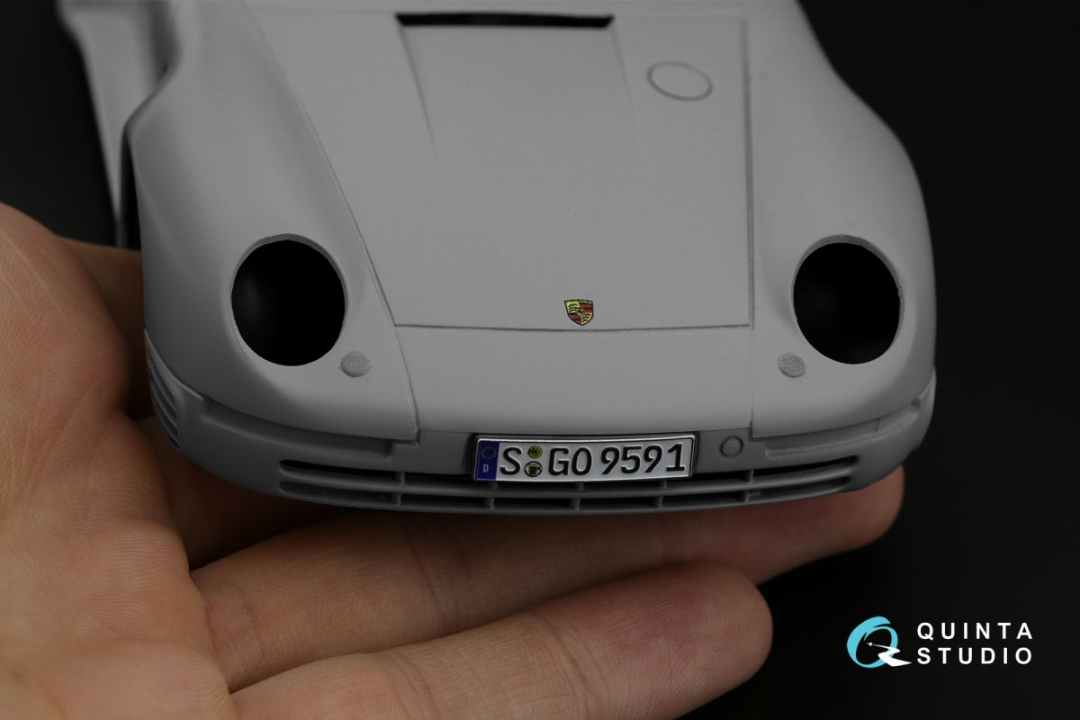 Quinta Studio QD24003 Porsche 959 3D-Printed &amp;amp; coloured Interior on decal paper (Tamiya) 1/24 – Bild 11