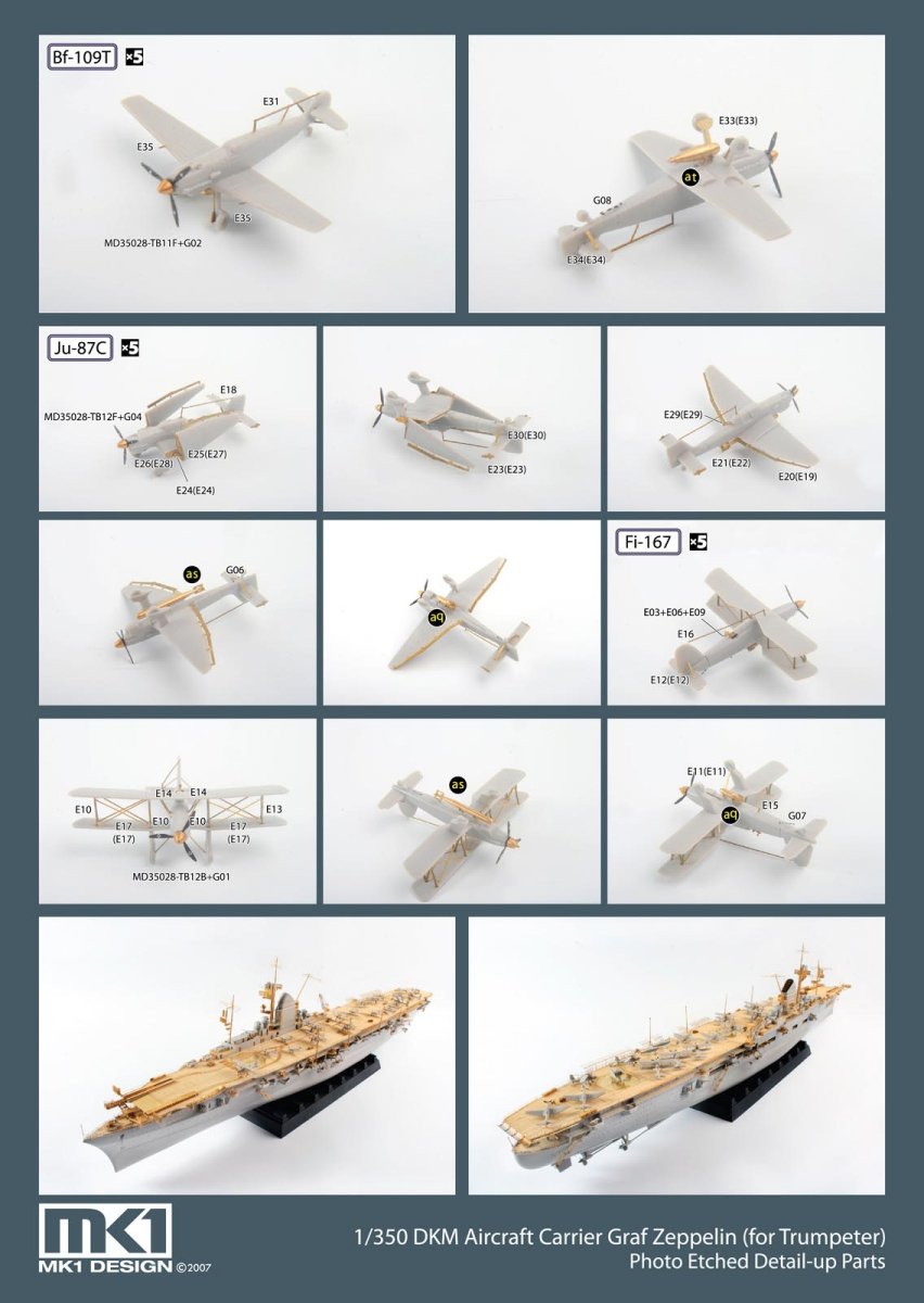MK1 Design MD-35028 DKM Graf Zeppelin DX 1/350 – image 18