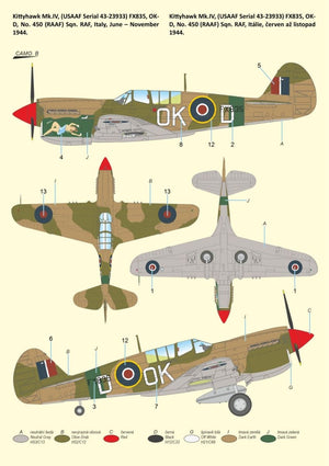 Special Hobby 72484 Kittyhawk Mk.IV &amp;#39;Over The Mediterranean and the Pacific&amp;#39; 1/72 – imagen 6