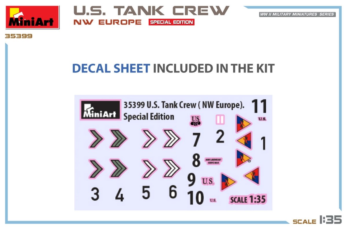 MiniArt 35399 TANK CREW NW EUROPE. SPECIAL EDITION 1/35 – immagine 2