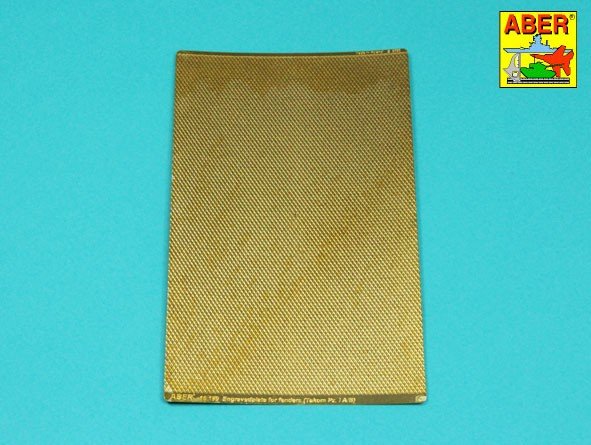 Aber 16199 Grooved plate for use on fenders of German tanks Pz.I, Ausf.A/B or Pz.II, Ausf A to F 1/16 – image 4