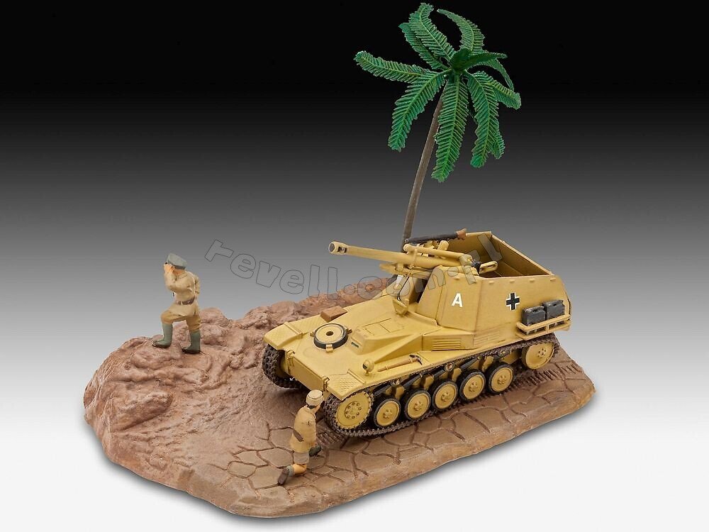 Revell 03334 Sd.Kfz. 124 Wespe - First Diorama Set 1/76 – immagine 2