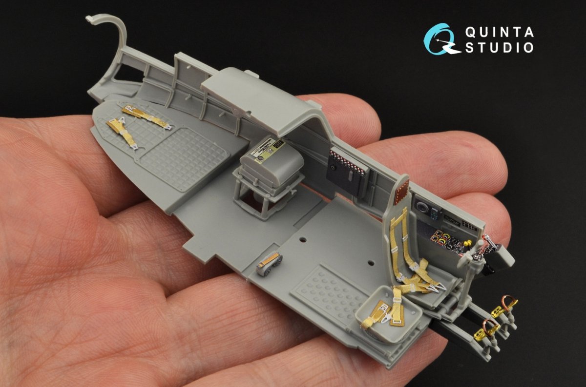Quinta Studio QD48275 Fw 189A 3D-Printed &amp;amp; coloured Interior on decal paper (GWH) 1/48 – zdjęcie 6