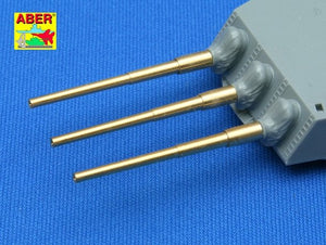 Aber 350L-04 Set of 9pcs 406mm barrels for US ship: Iowa, New Jersay, Missouri, Wisconsin 1/350 – immagine 4