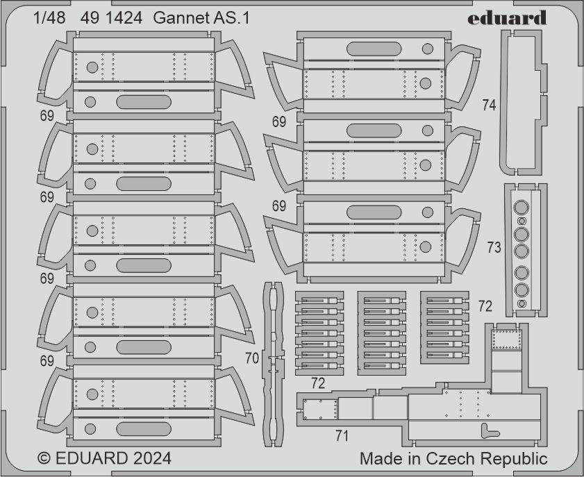 Eduard BIG49407 Gannet AS.1 AIRFIX 1/48 – imagen 2