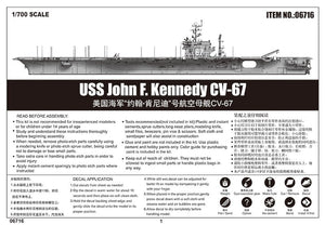 Trumpeter 06716 USS John F. Kennedy CV-67 1/700 – Bild 3