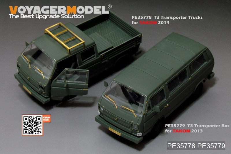 Voyager Model PE35779 Morden German T3 Transporter Bus For TAKOM 2013 1/35 – immagine 5