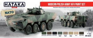 Hataka HTK-AS72 Modern Polish Army AFV paint set (8x17ml) – imagen 2