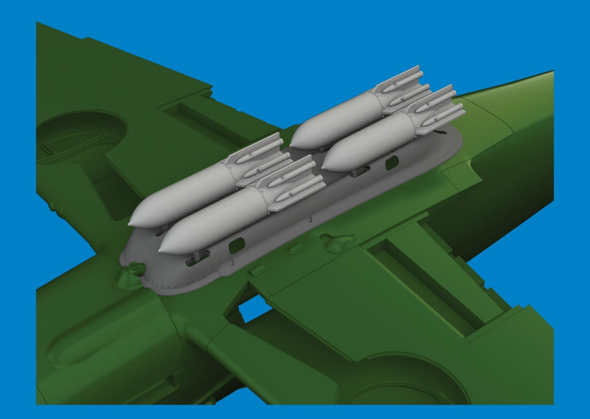 Eduard 6481152 S-199 4xETC 50 rack w/ bombs PRINT EDUARD 1/48