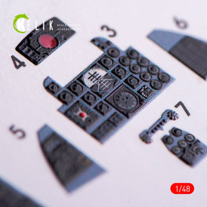 KELIK K48020 F-4B/N INTERIOR 3D DECALS FOR ACADEMY KIT 1/48 – Bild 4