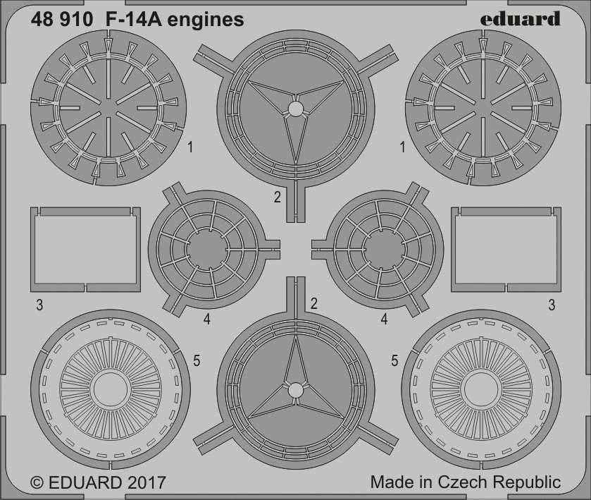 Moteurs Eduard 48910 F-14A TAMIYA 1/48