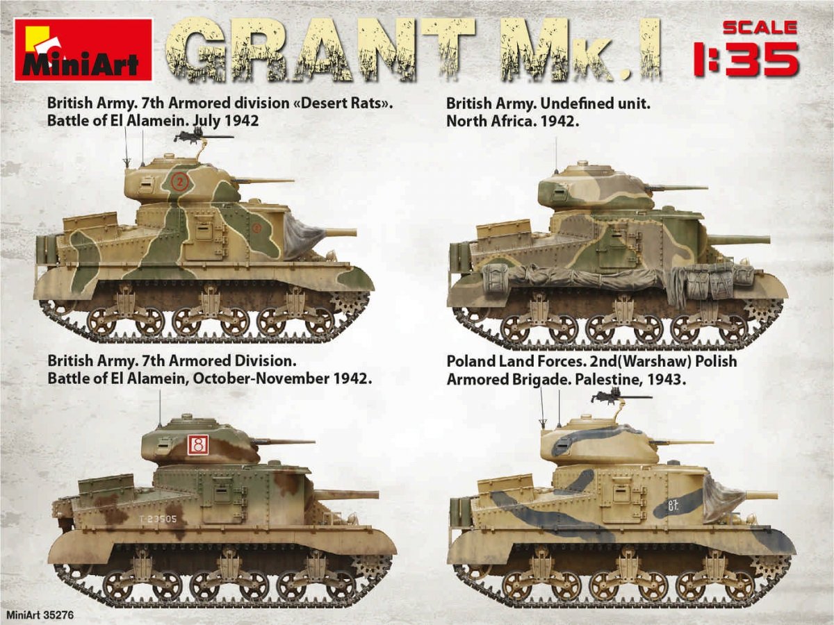 MiniArt 35276 GRANT Mk.I 1/35 – immagine 7