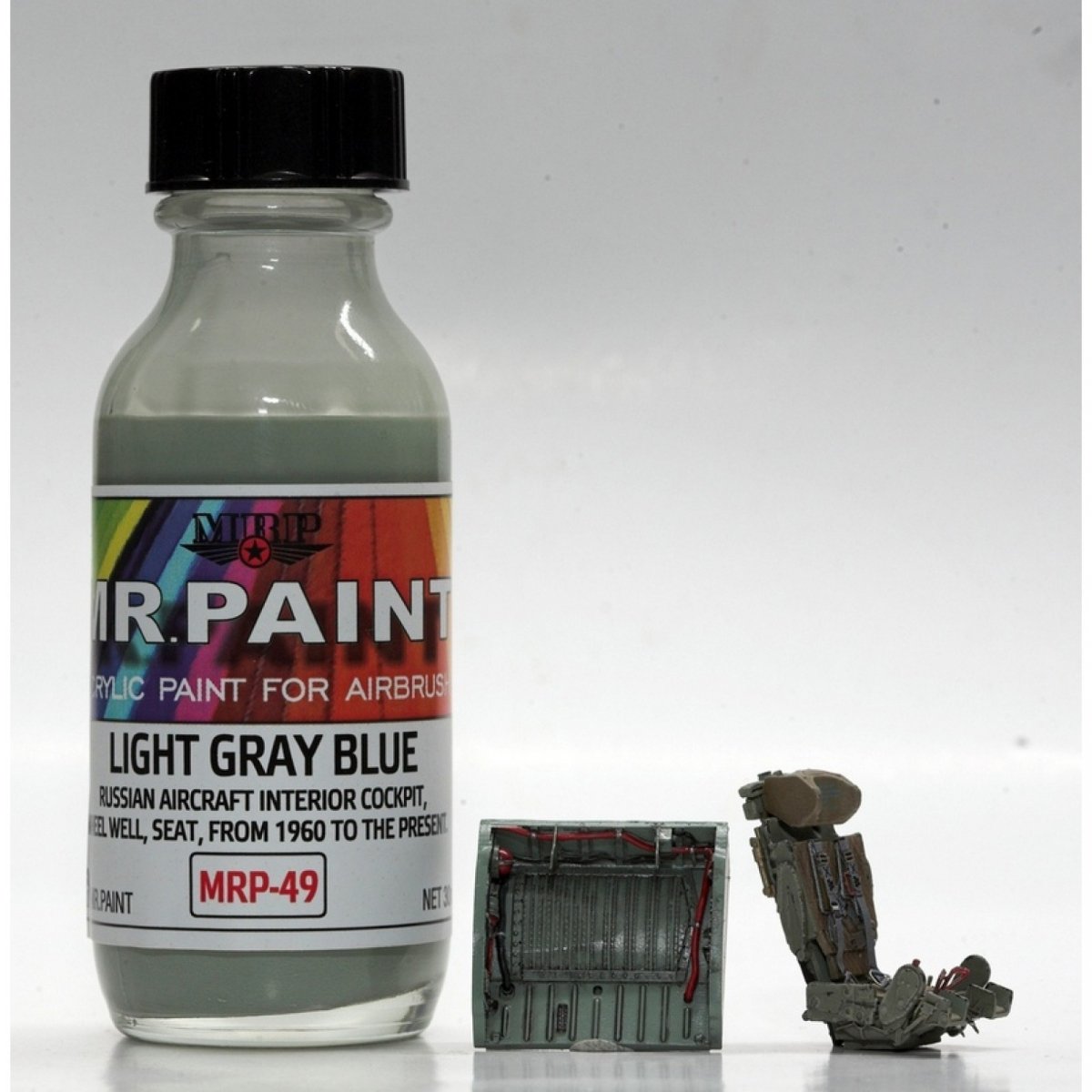 MR. Paint MRP-049 Light Gray Blue Russian aircraft cockpit 30ml – zdjęcie 2