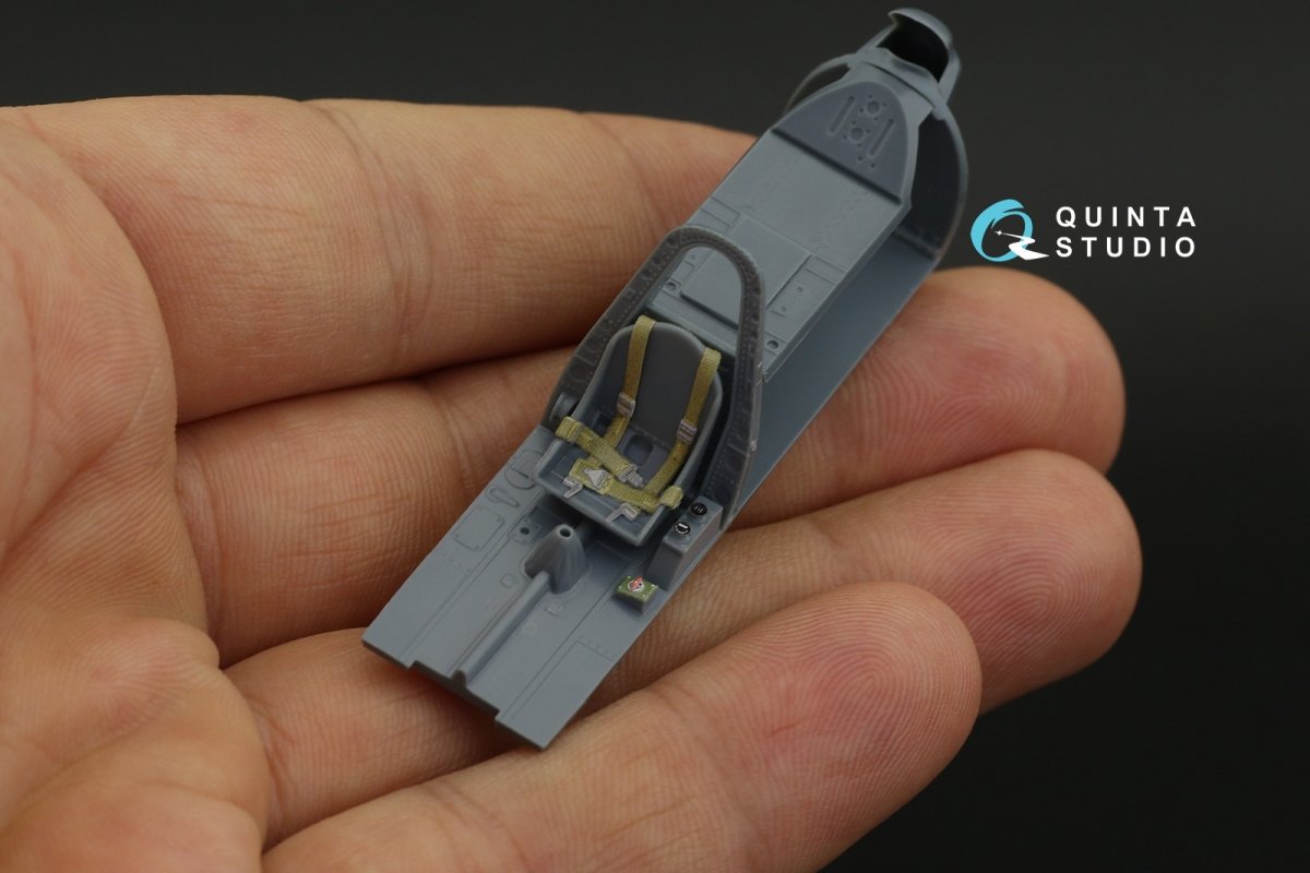 Quinta Studio QD48247 P-39 3D-Printed &amp;amp; coloured Interior on decal paper ( Eduard ) 1/48 – Bild 4