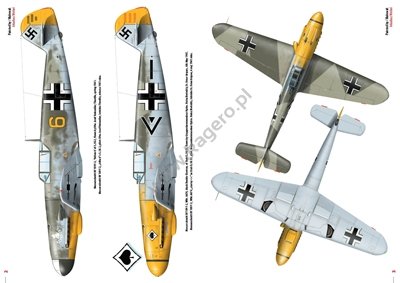 Kagero 55005 Messerschmitt Bf 109 F-G EN/PL – immagine 3