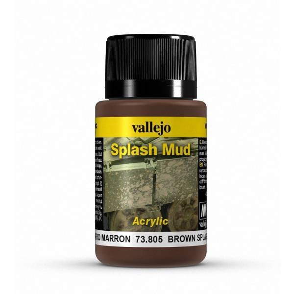 Vallejo 73805 Splash Mud - Brown Splash Mud 40ml