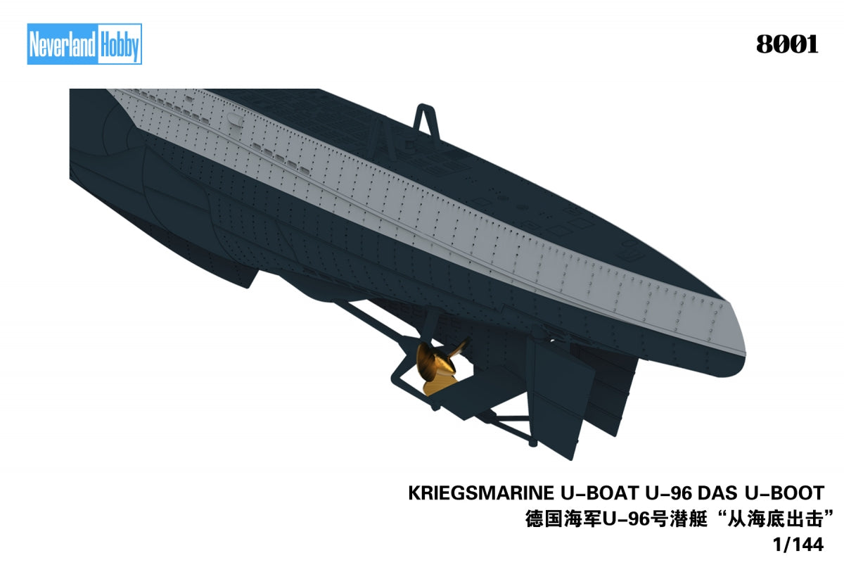 Neverland Hobby 8001 KRIEGSMARINE U-BOAT U-96 DAS U-BOOT 1/144 – Bild 5