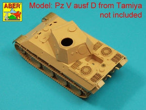 Aber 48A33 Grilles for Panther D 1/48 – image 8