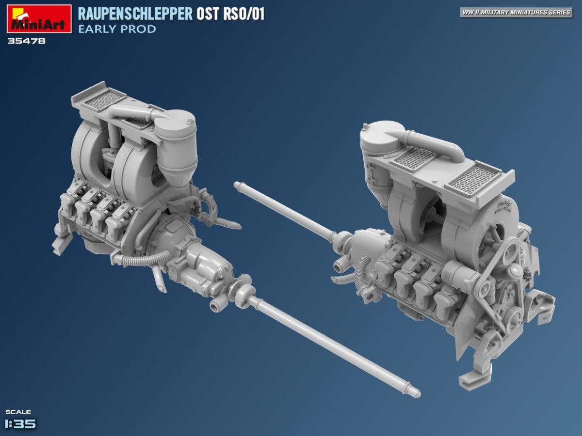 Miniart 35478 RAUPENSCHLEPPER OST RSO/01. EARLY PROD 1/35 – Bild 7