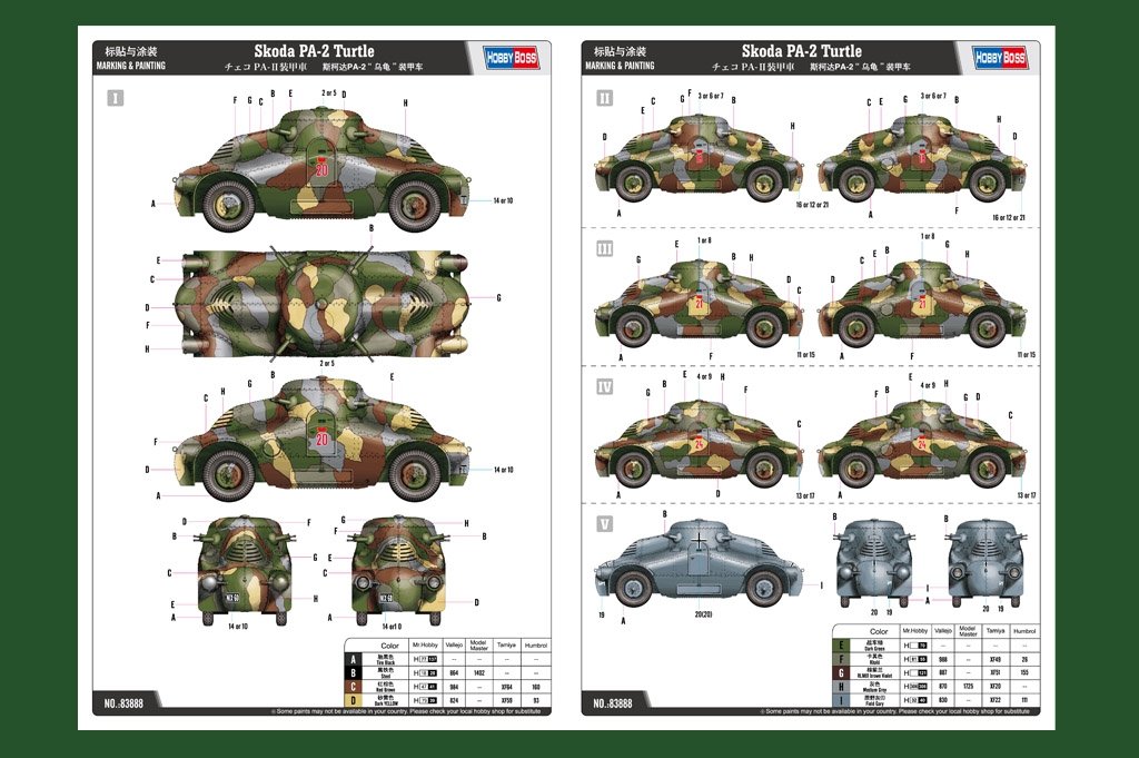 Hobby Boss 83888 Skoda PA-2 Turtle 1/35 – Bild 2