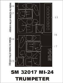 Montex SM32017 Mi-24 TRUMPETER 1/32