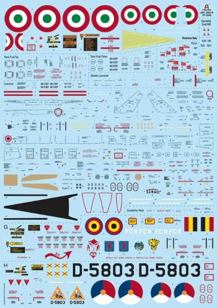 Italeri 2509 TF-104 G Starfighter 1/32 – image 6