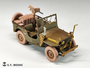 E.T. Model P35-156 U.S.Army Jeep Willys MB 1/4-ton 4x4 Truck Sagged Wheels 1/35 – immagine 8