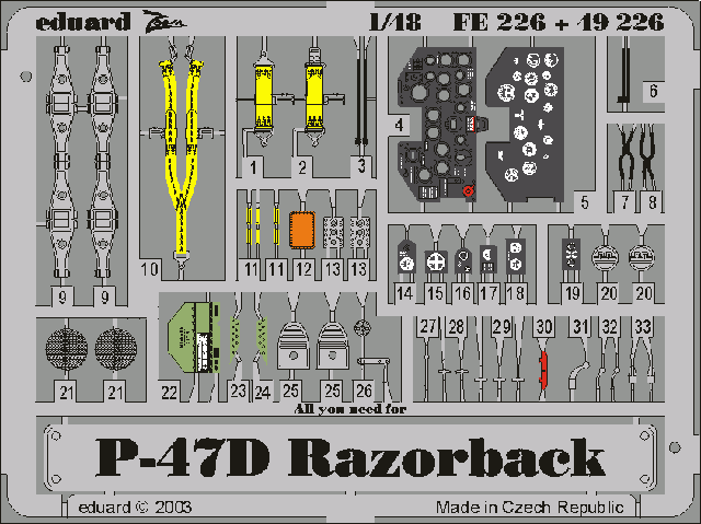 Eduard BIG4815 P-47D-20 1/48 TAMIYA – image 5
