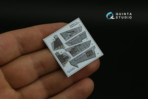 Intérieur imprimé en 3D et coloré sur papier décalcomanie Quinta Studio QD48395 F-14A (Hobby Boss) 1/48 – image 6