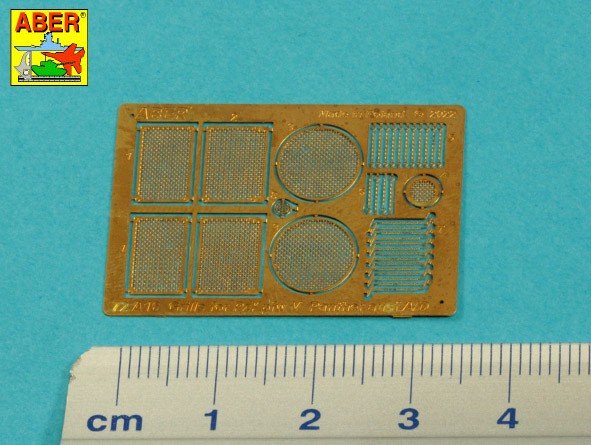 Grilles Aber 72A16 pour German Panther, Ausf.A/D / PzKpfw. V, Ausf.A/D, Panther - Grilles 1/72 – image 2