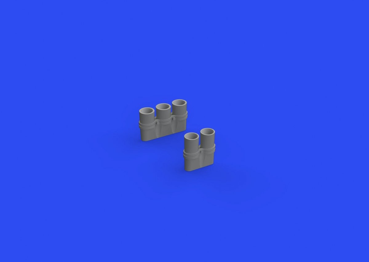 Eduard 648683 F6F exhaust stacks EDUARD 1/48 – zdjęcie 2