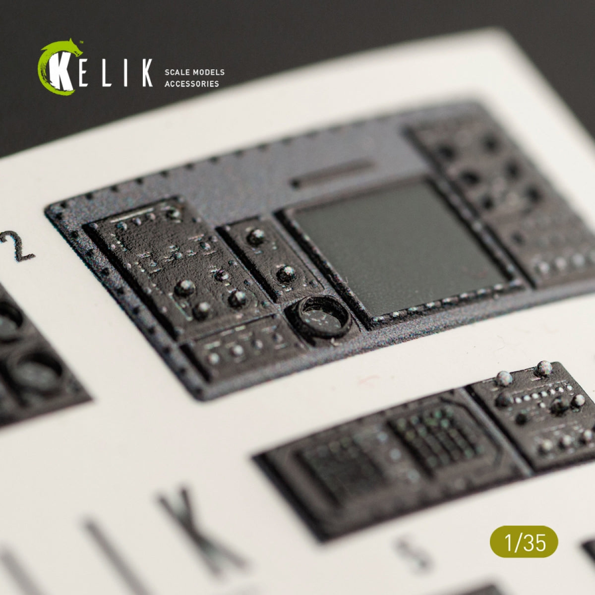 KELIK K35013 SH-60B INTERIOR 3D DECALS FOR KITTY HAWK KIT 1/35 – Bild 9