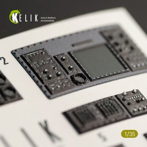 KELIK K35013 SH-60B INTERIOR 3D DECALS FOR KITTY HAWK KIT 1/35 – Bild 9