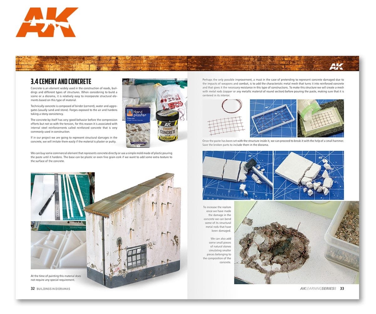 AK Interactive AK256 AK LEARNING 09: THE ULTIMATE GUIDE TO MAKE BUILDINGS IN DIORAMAS (English) – Bild 3